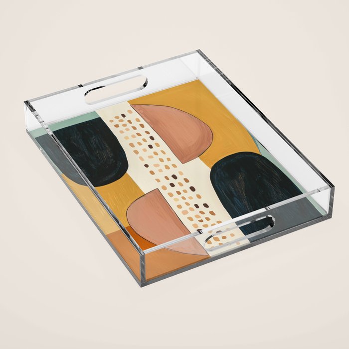 Abstract Shape Study Acrylic Tray Gallery Image 1