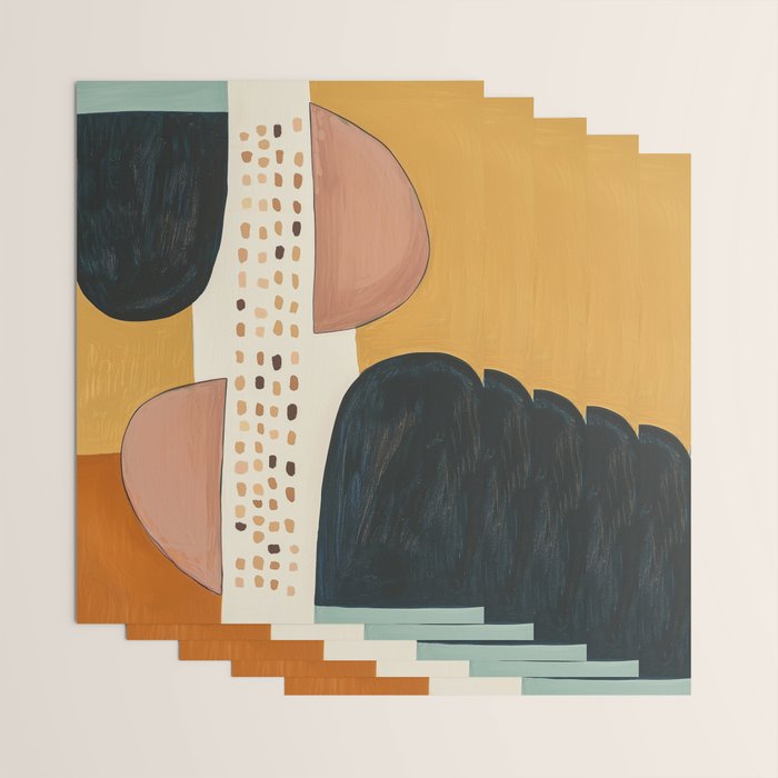 Abstract Shape Study Wrapping Paper Gallery Image 3