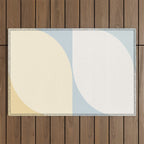 Almond Abstract XV Outdoor Rug Gallery Image 1
