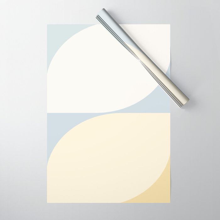 Almond Abstract XV Wrapping Paper Gallery Image 1