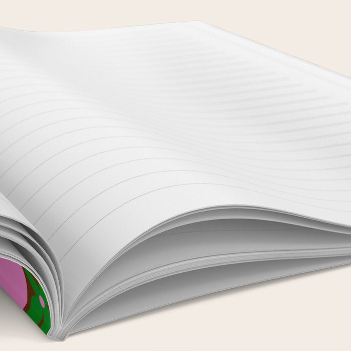 Billie - Floral Checker Notebook Gallery Image 2