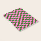 Billie - Floral Checker Notebook Gallery Image 3