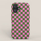 Billie - Floral Checker iPhone Case Gallery Image 1