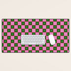 Billie - Floral Checker Desk Mat Gallery Image 1