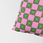 Billie - Floral Checker Pillow Sham Gallery Image 4