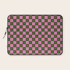 Billie - Floral Checker Laptop Sleeve Gallery Image 1