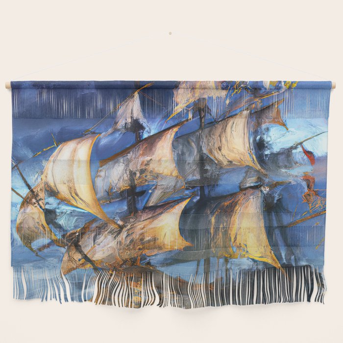 Ancient Spanish Galleon Wall Hanging Gallery Image 1