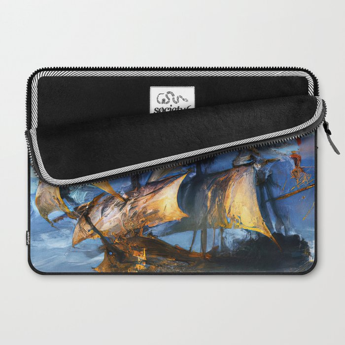 Ancient Spanish Galleon Laptop Sleeve Gallery Image 2