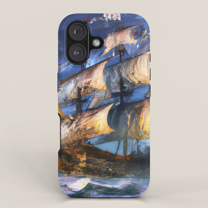 Ancient Spanish Galleon iPhone Case Gallery Image 1