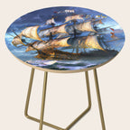 Ancient Spanish Galleon Side Table Gallery Image 2
