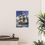 Ancient Spanish Galleon Poster Gallery Image 2