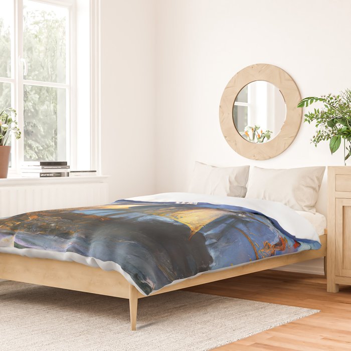 Ancient Spanish Galleon Duvet Cover Gallery Image 2