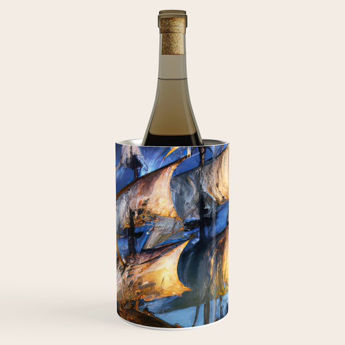 Ancient Spanish Galleon Wine Chiller
