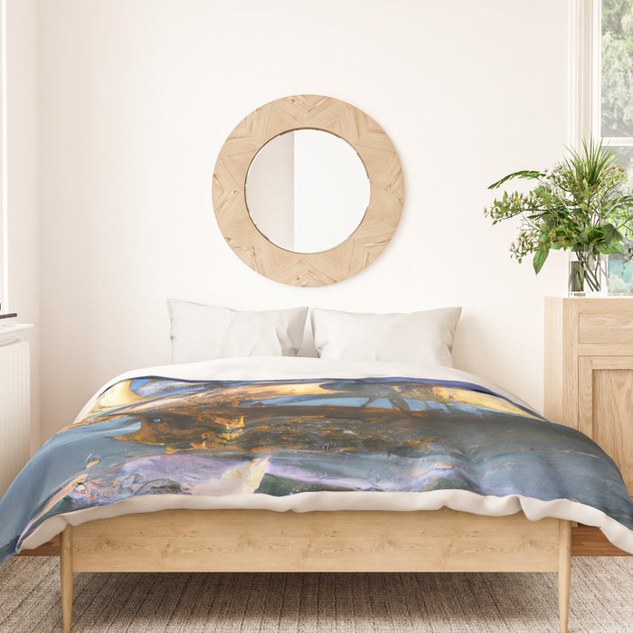 Ancient Spanish Galleon Duvet Cover Gallery Image 3