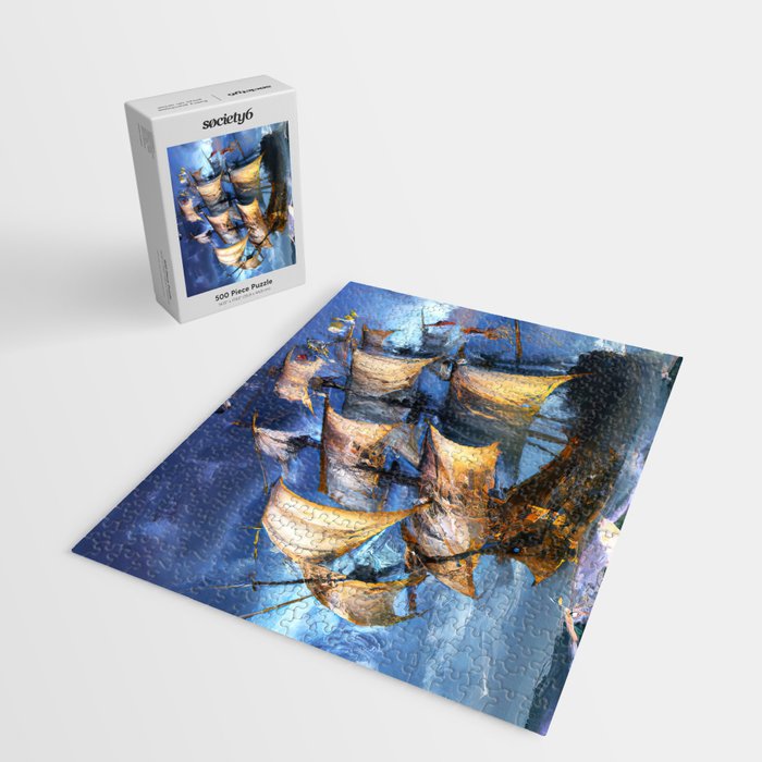 Ancient Spanish Galleon Jigsaw Puzzle Gallery Image 2