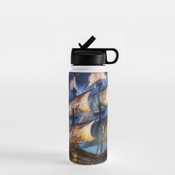 Ancient Spanish Galleon Water Bottle Gallery Image 1