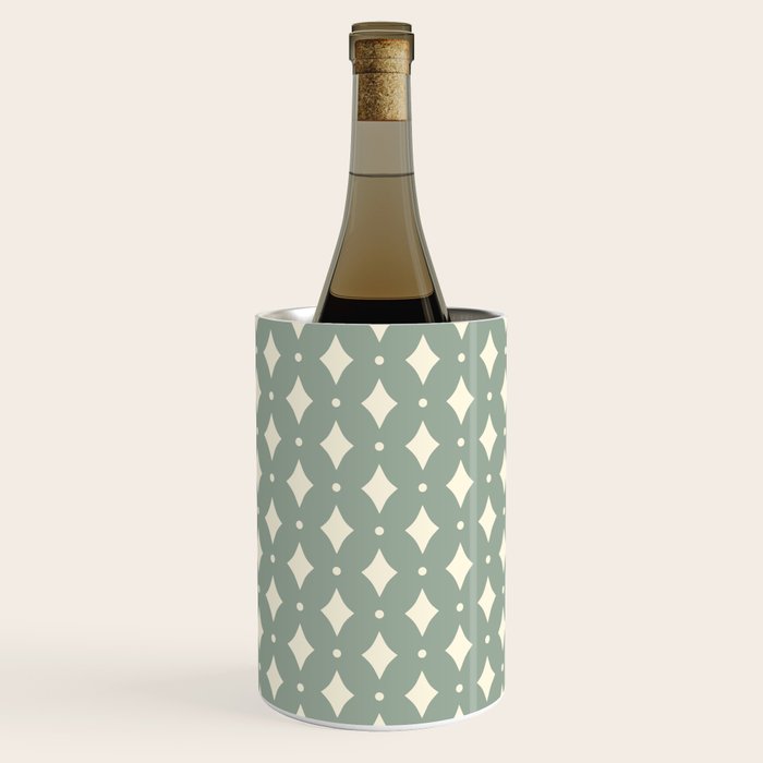 Vintage Stars XIII Sage Green Wine Chiller Gallery Image 1
