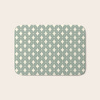 Vintage Stars XIII Sage Green Bath Mat Gallery Image 1