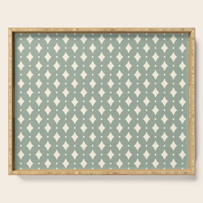 Vintage Stars XIII Sage Green Serving Tray Gallery Image 1