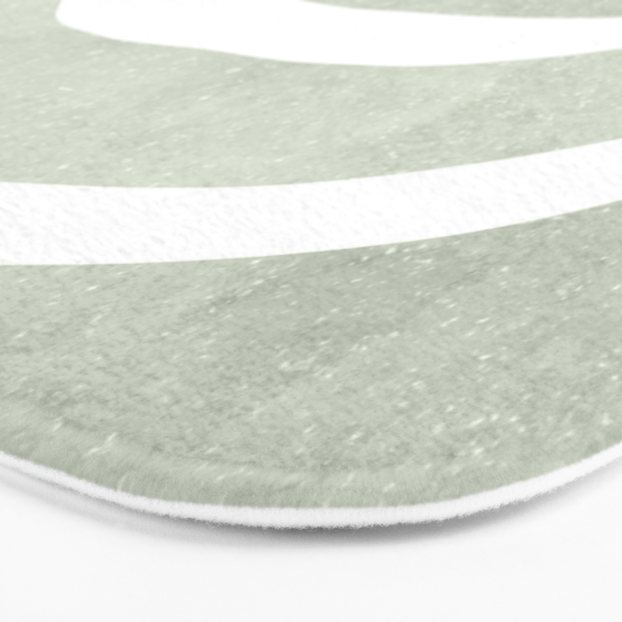 Pastel green rainbow Bath Mat Gallery Image 3