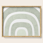 Pastel green rainbow Serving Tray Gallery Image 1