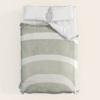 Pastel green rainbow Duvet Cover Gallery Image 6