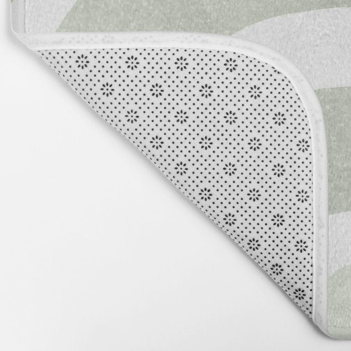 Pastel green rainbow Bath Mat Gallery Image 2