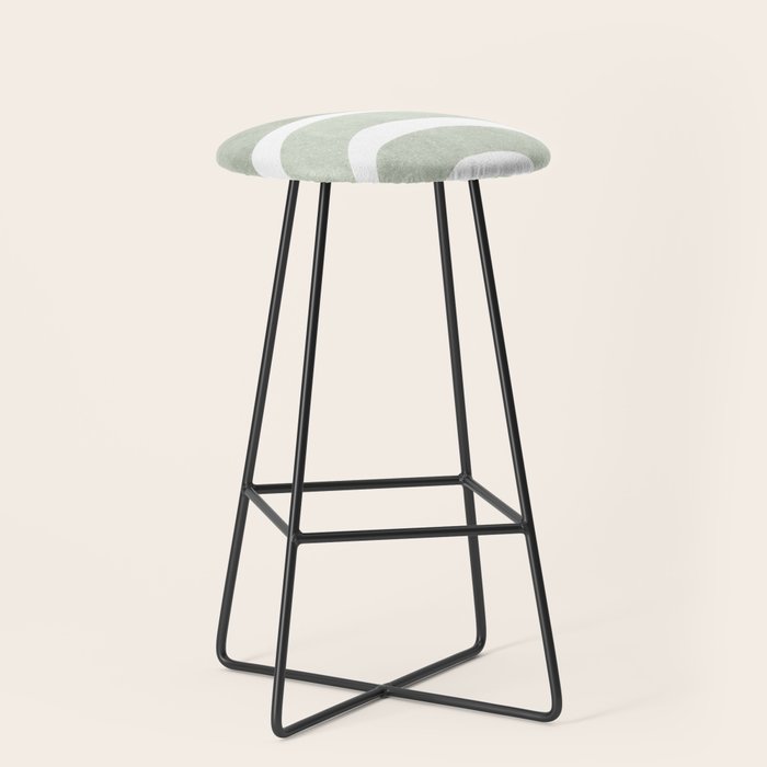 Pastel green rainbow Stool Gallery Image 1
