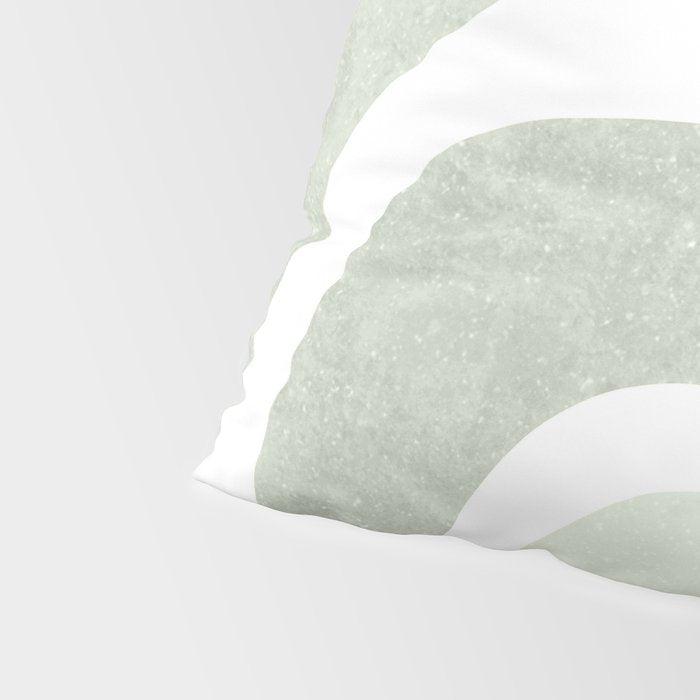 Pastel green rainbow Pillow Sham Gallery Image 4
