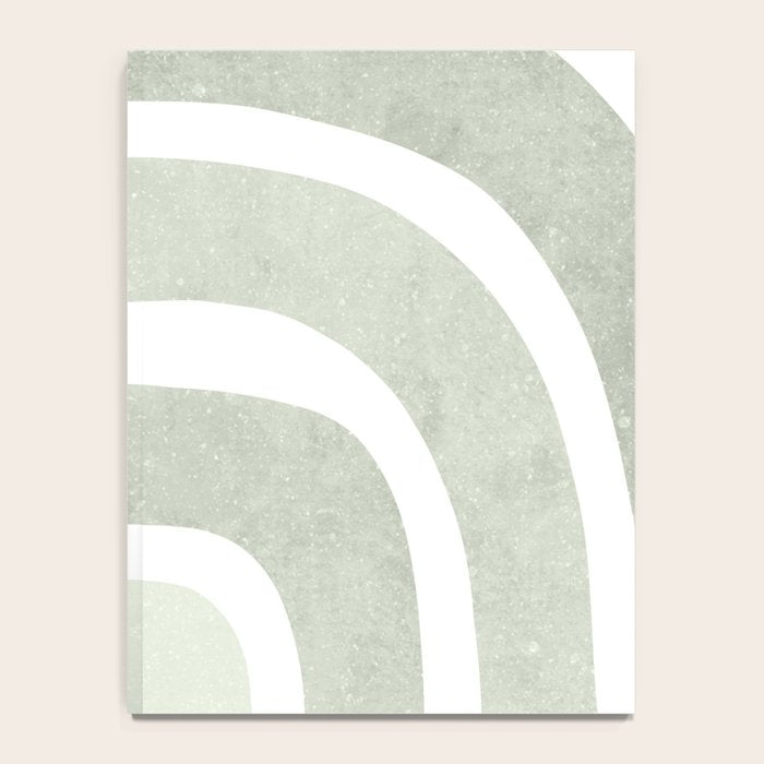 Pastel green rainbow Notebook Gallery Image 4