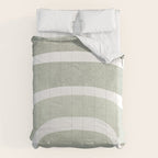 Pastel green rainbow Comforter Gallery Image 6
