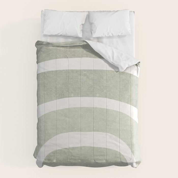 Pastel green rainbow Comforter Gallery Image 6