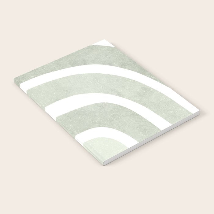 Pastel green rainbow Notebook Gallery Image 2
