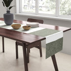 Pastel green rainbow Table Runner Gallery Image 2