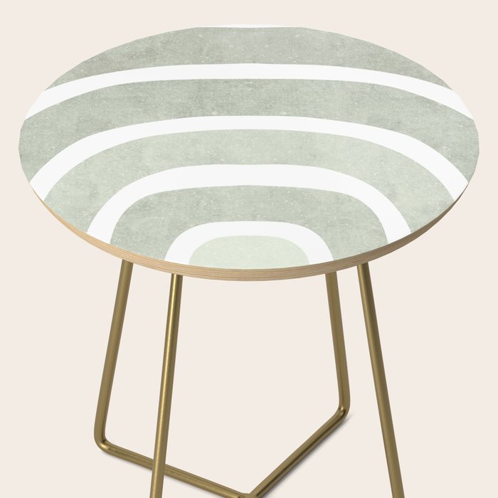 Pastel green rainbow Side Table Gallery Image 2