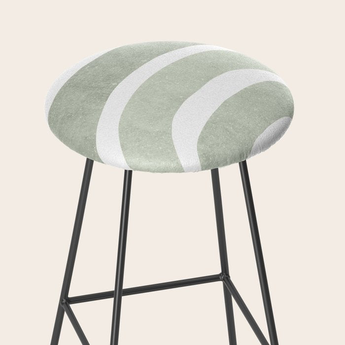 Pastel green rainbow Stool Gallery Image 2