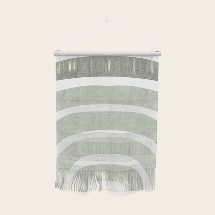 Pastel green rainbow Wall Hanging Gallery Image 1