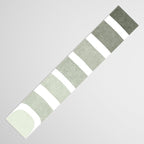Pastel green rainbow Table Runner Gallery Image 3