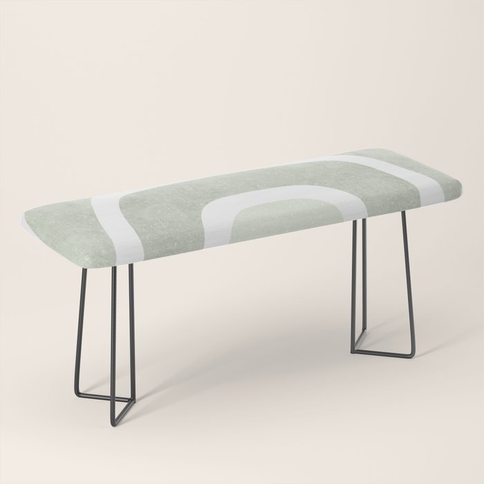 Pastel green rainbow Bench Gallery Image 1