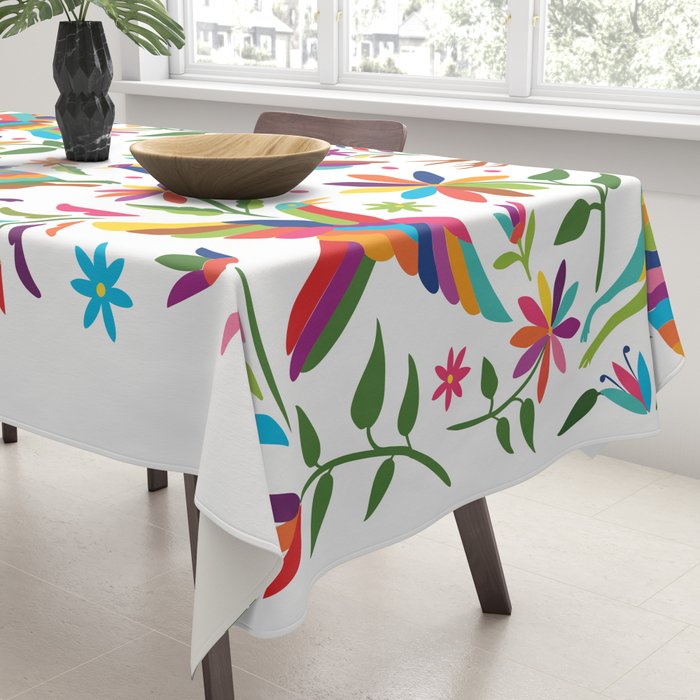 Mexican Otomí Design by Akbaly Tablecloth Gallery Image 3