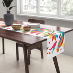 Mexican Otomí Design by Akbaly Table Runner Gallery Image 2