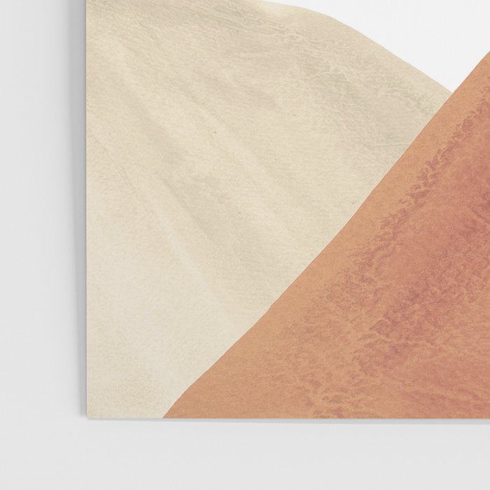 Abstract terracotta and green shapes Poster Gallery Image 3