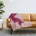 Minimal Abstract Composition 27 Throw Blanket Gallery Image 1