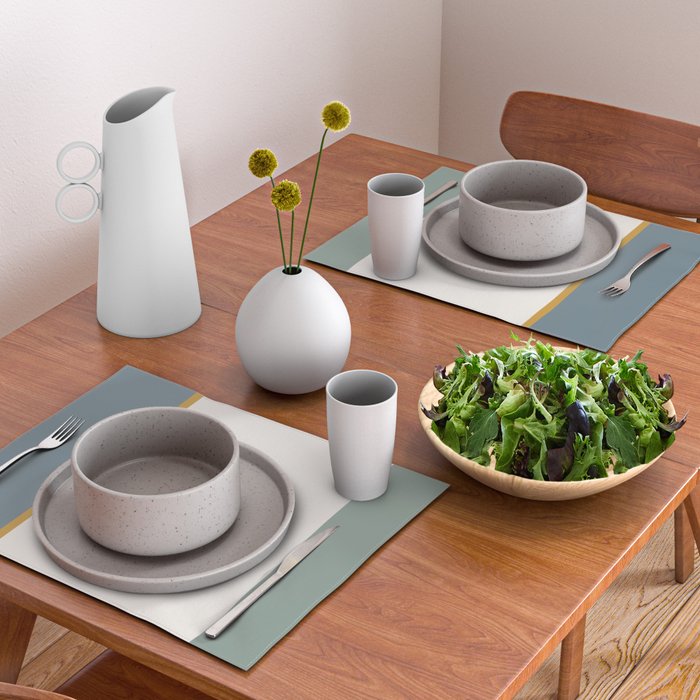 Contemporary Color Block XXXII Placemat Gallery Image 2