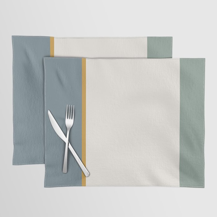 Contemporary Color Block XXXII Placemat Gallery Image 1