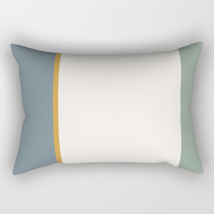 Contemporary Color Block XXXII Rectangular Pillow Gallery Image 2