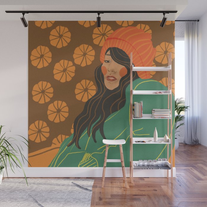 Pumpkin days Wall Mural Gallery Image 1