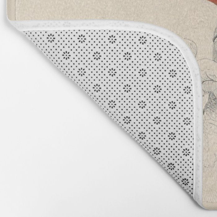 Scarlet minivet by Elizabeth Gould from "A Century of Birds from the Himalaya Mountains," 1831 Bath Mat Gallery Image 2