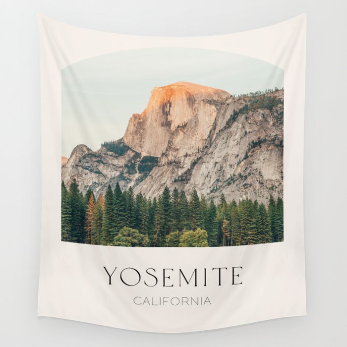 Half Dome Yosemite Wall Tapestry Gallery Image 4