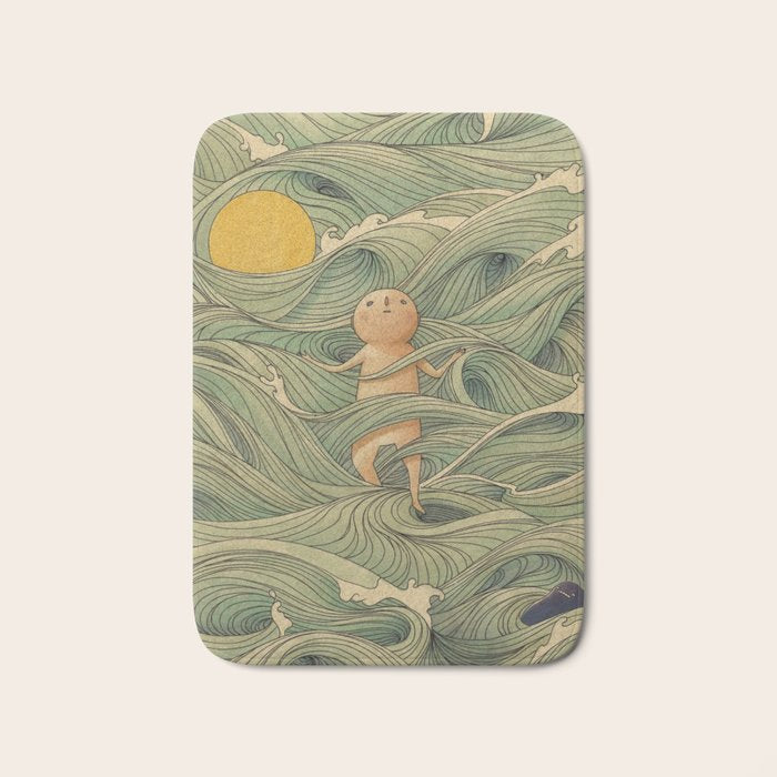 Washed Bath Mat Gallery Image 1